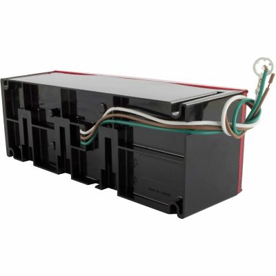 Image showing  12V Low-Profile Submersible Rectangular Trailer Light Kit