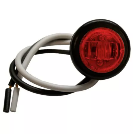 Hopkins Towing Solutions 3/4 in 12V Round LED Clearance/Side Marker Light with Rubber Grommet Red Clearance & Side Marker Lights