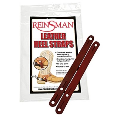 Reinsman Unisex Leather Spur Heel Straps