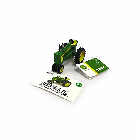 John Deere Vintage Tractor Toy, For Ages 3+, 1:64 Scale