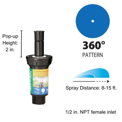 Rain Bird 1802F 2Pro Popup Sprinkfull Cir