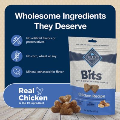 Image showing 6 th Blue Buffalo Blue Bits Chicken Flavor Natural Soft-Moist Dog Training Treats, 4 oz.