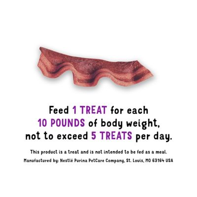 Image showing 6 th Purina Beggin' Bacon and Beef Flavor Real Meat Dog Strip Treats, 6 oz.