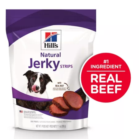 Hill's Science Diet Natural Jerky Strips with Real Beef Dog Treats 7.1 oz. Dog Jerky Treats