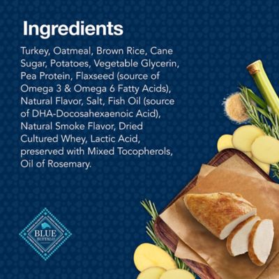 Image showing  Blue Bits Turkey Flavor Tempting Soft-Moist Dog Training Treats, 4 oz.