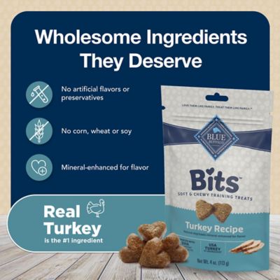 Image showing 5 th Blue Buffalo Blue Bits Turkey Flavor Tempting Soft-Moist Dog Training Treats, 4 oz.