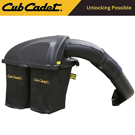 Cub Cadet Mounted Double Bagger for 42 in. and 46 in. Deck RZT Mowers 2011 and After, 6.5 Bushel