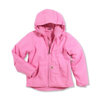 Carhartt Girls' Redwood Sherpa-Lined Winter Jacket, Pink at