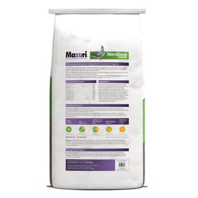 Image showing  Nutriblend Green High-Protein Pigeon Feed, 50 lb.