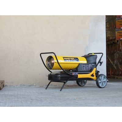 Image showing 6 th Master Diesel/Kerosene Forced Air Torpedo Heater, 5,375 sq. ft., 215,000 BTU, MHP-215-KFA-MA