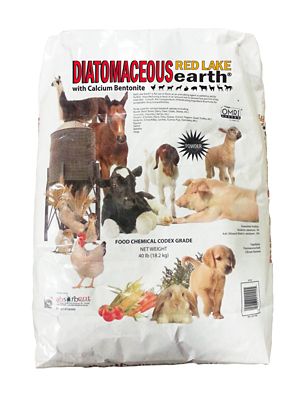 Red Lake Earth Diatomaceous Earth with Calcium Bentonite, 40 lb.