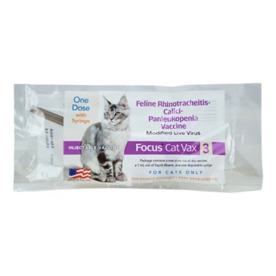 Spectra Focus Vax 3 Vaccine for Cats with Syringe 1 Dose at Tractor Supply Co