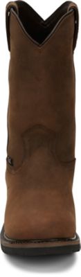 Image showing 3 th Justin Men's Wyoming Waterproof Worker II Work Boots, 10 in.