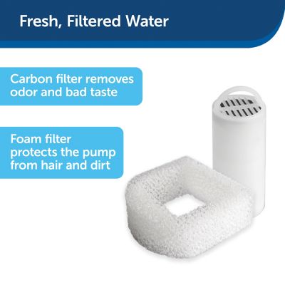 Image showing  128 oz. Drinkwell Dishwasher-Safe Stainless Steel Multi-Pet Water Fountain