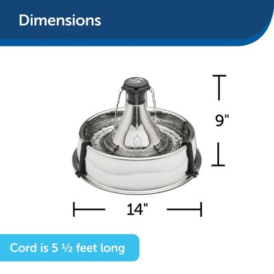 Image showing 5 th PetSafe Drinkwell Stainless Multi-Pet Pet Fountain, 128 oz.