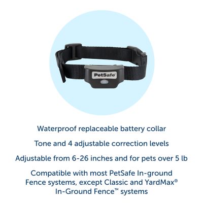 Image showing  Rechargeable Adjustable Waterproof In-Ground Fence Pet Collar Receiver