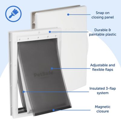 Image showing  3-Flap Extreme Weather Pet Door