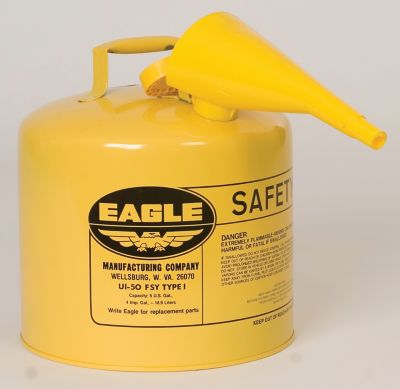 Eagle 5 gal. Type I Diesel Safety Can, CARB Compliant