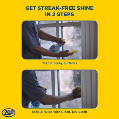 Image showing 5 th Zep Commercial 32 oz. Streak-Free Glass Cleaner