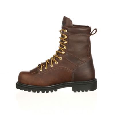 Image showing  Men's Protective Toe Low Heel Logger Boots, 8 in.
