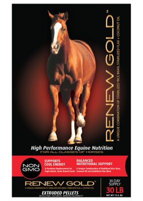 Manna Pro Renew Gold Non-GMO Horse Feed, 30 lb.