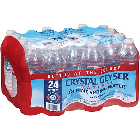 Crystal Geyser 24Pk Spring Water Case, 075140245147