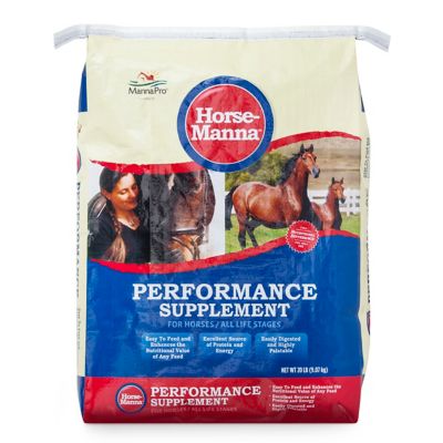 Manna Pro Pelleted Horse Performance Supplement, 20 lb.