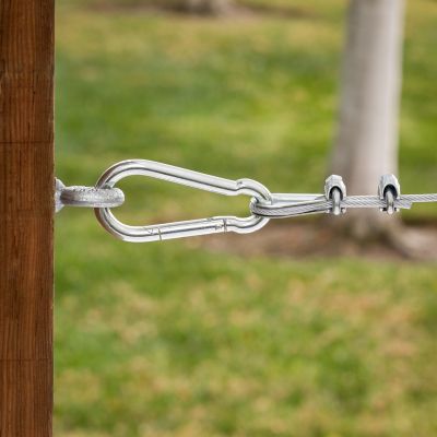 Image showing  Hardware Essentials 5/8 in. x 4-3/4 in. Interlocking Spring Snap, Zinc Plated