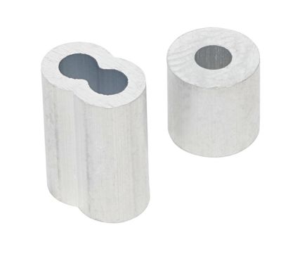 Image showing  Hardware Essentials 1/16 in. Ferrule and Stop Set Aluminum