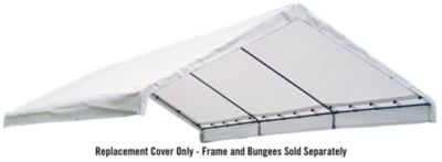ShelterLogic 18 ft. x 20 ft. Super Max Premium Canopy Replacement Cover, Fits 2 in. Frames, White