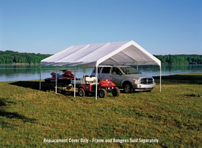 Image showing  18 ft. x 20 ft. Super Max Premium Canopy Replacement Cover, Fits 2 in. Frames, White