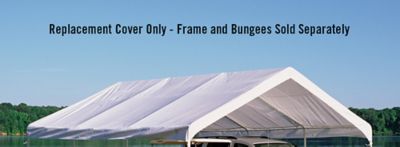 Image showing  18 ft. x 20 ft. Super Max Premium Canopy Replacement Cover, Fits 2 in. Frames, White