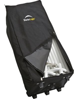 ShelterLogic Store-IT Canopy Rolling Storage Bag, Black