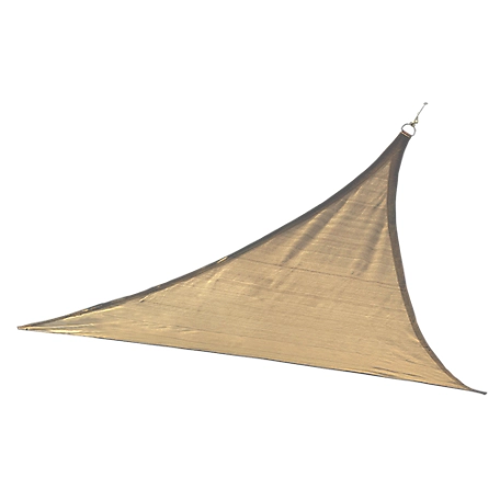 ShelterLogic 12 ft. x 12 ft. ShelterLogic Heavyweight Sun Shade Sail, Triangular, 16 ft., Sand