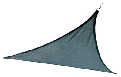 ShelterLogic 12 ft. x 12 ft. x 12 ft. ShadeLogic Heavyweight Triangular Sun Shade Sail, Blue