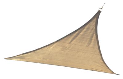 ShelterLogic Shade Sail Triangle (Attachment pole not included) 12 x 12 ft. Sand