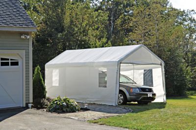 Image showing  10 x 20 ft. Max AP UPF 50+ Canopy Enclosure Kit with Windows, White