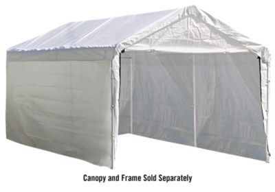 ShelterLogic Super Max 12 ft. x 20 ft. Canopy Enclosure Kit, 100% Water Resistant, White -  25774