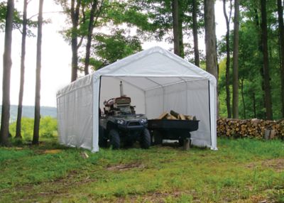 Image showing 8 th ShelterLogic Super Max 100% Water-Resistant Canopy Enclosure Kit, 12 ft. x 20 ft., White