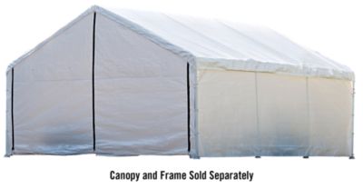 ShelterLogic Super Max 18 ft. x 20 ft. Canopy Enclosure Kit, Polyethylene, White