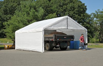 Image showing  Super Max Polyethylene Canopy Enclosure Kit, 18 ft. x 20 ft., White