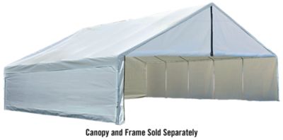 ShelterLogic Ultra Max 30 ft. x 30 ft. Industrial Canopy Enclosure Kit, 100% Water Resistant, White