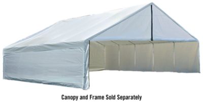 ShelterLogic 30 ft. x 40 ft. Ultra Max Industrial Canopy Enclosure Kit, 100% Water Resistant, White