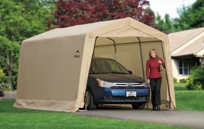 Image showing  10 ft. x 15 ft. x 8 ft. AutoShelter Peak Style Instant Garage