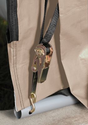 Image showing 8 th ShelterLogic 10 ft. x 15 ft. x 8 ft. AutoShelter Peak Style Instant Garage