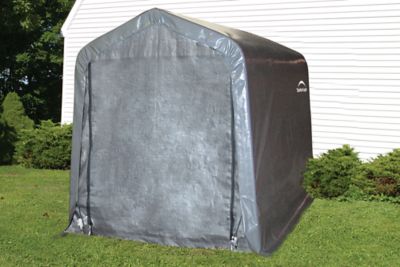 Image showing 9 th ShelterLogic 6 x 10 x 6ft. 6 in. Shed-in-a-Box Peak Style Portable Shed