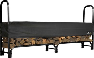 ShelterLogic Heavy-Duty Firewood Rack, Cover Included, 8 ft.