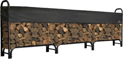ShelterLogic Heavy-Duty Firewood Rack, 12 ft., Cover Included Firewood Rack