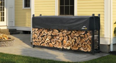 Image showing  8 ft. Ultra-Duty Steel Firewood Rack, Hardware Kit Included