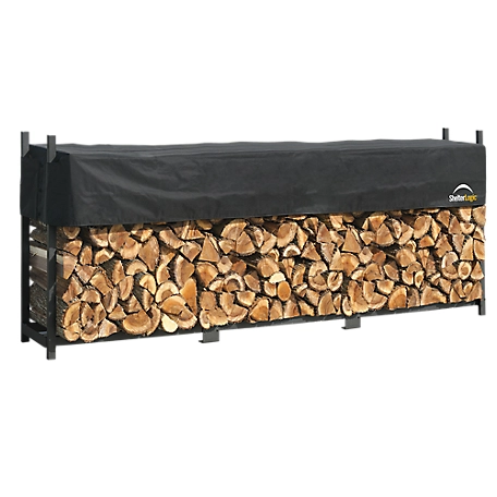 ShelterLogic Ultra-Duty Firewood Rack, Cover Included, 12 ft.